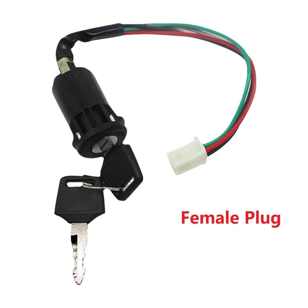 PROMO HARI INI Motorcycle Karting Ignition Switch 4 Pin Wire On/Off Ignition Switch with Keys for AT