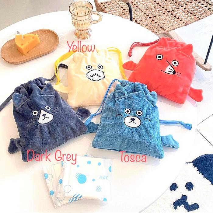 Panache Bentoy Cute Yoyo Drawstring Cosmetic Phone Pouch Kantong Serut Populer