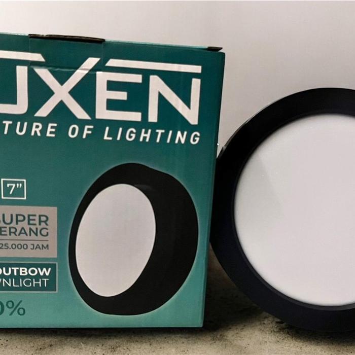 LUXEN LAMPU DOWNLIGHT LED GALAXY OUTBOW BULAT BODY HITAM