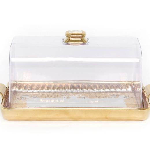 PUMPKIN CANDY BOX SH0255-G (GOLD) TOPLES KRISTAL BUAH LABU VICENZA