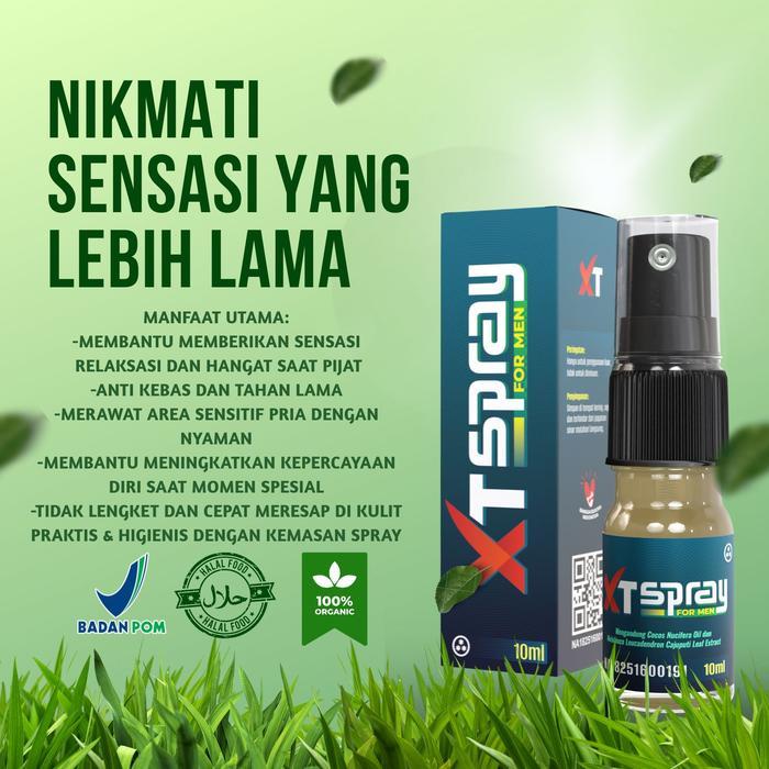 Xt Spray Vitalitas Stamina Pria Dewasa Keras Tahan Lama semprot SUDAH BPOM