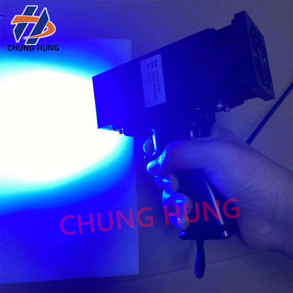 Handheld UVLED Curing Lamp 40*40MM UV Glue UV Ink Sheet Metal Putty Uv Curing Lamp Automotive Repair