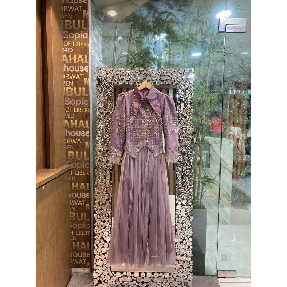 Gamis Tutu Niken By Bombshellstores / Set Wanita / Set 2 In 1 / Ootd Kondangan / Gamis Kondangan /