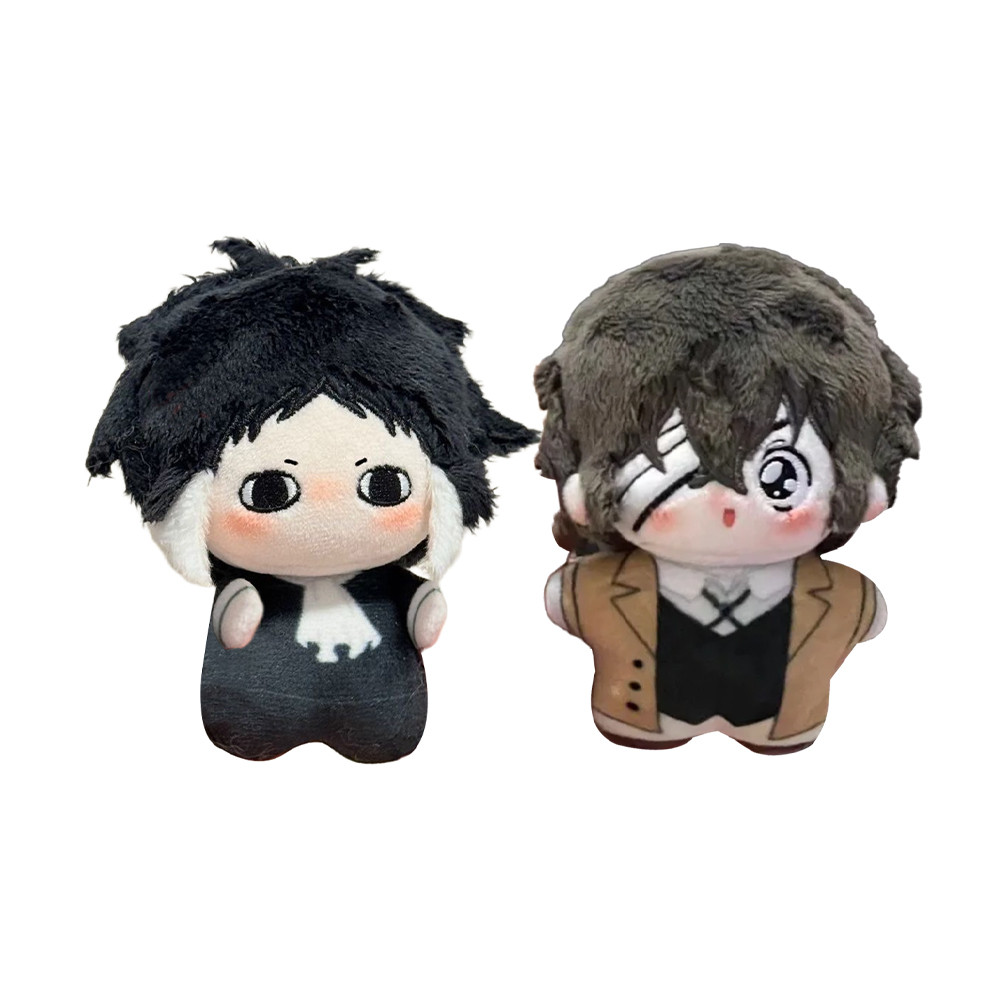Anime Bsd Keychain Dazai Osamu Ies Akutagawa Rysuke Figure Cotton Doll Soft Pendant Accessory Anime