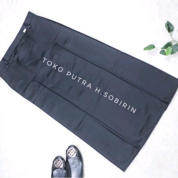 DISKON Rok Span Hitam SMP Rok hitam rempel 2 didepan buat Anak SMP Bahan Elemen Premium Licin dan