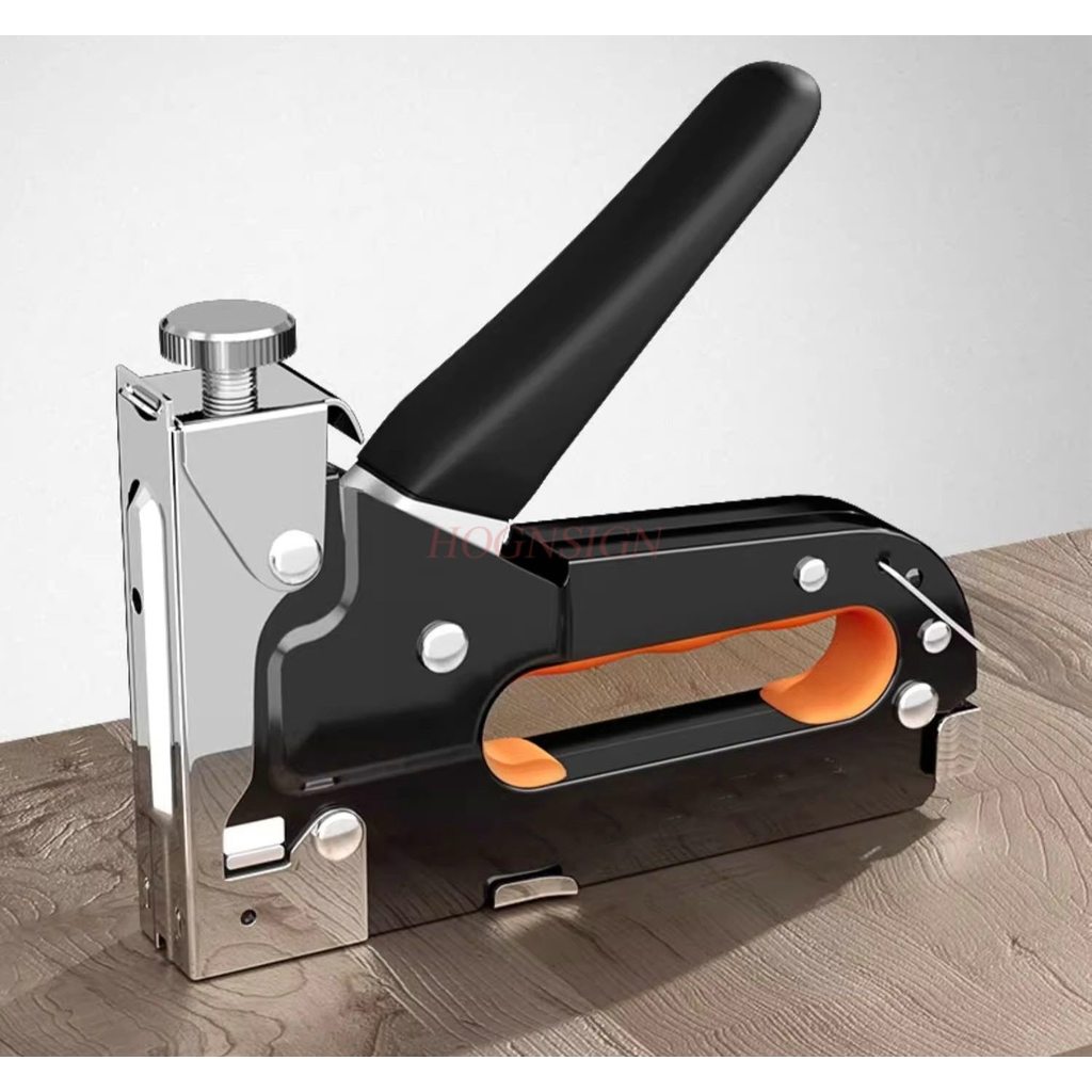 Manual nail gun, woodworking decoration line trough, wooden board nail shooting code nail gun,