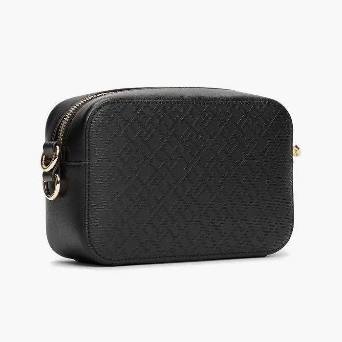 Tommy Hilfiger - Textured Monogram Crossbody Bag Tas Selempang Wanita Co