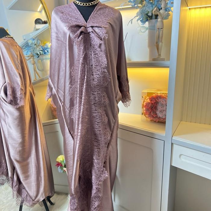 Best Seller Milimine Syafira Kaftan Dress Wanita Elegan Premium Fit Mewah Nyaman Flowy Original