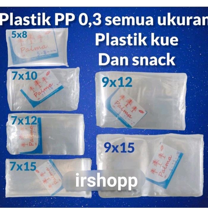 TERLARIS pp palma 1kg banyak ukuran / pp bening / pp laundry 5 6x10 7x12 7x20 7x25 8x12 8x20 9x12