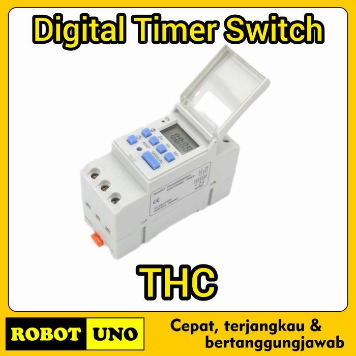 Digital Timer Switch THC15A Programable Relay Waktu 220V