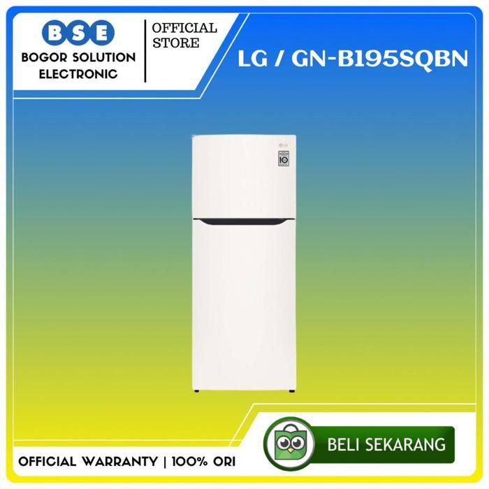 Kulkas 2 Pintu LG Putih GN B195SQBN 202 l Beige GNB195SQBN Inverter