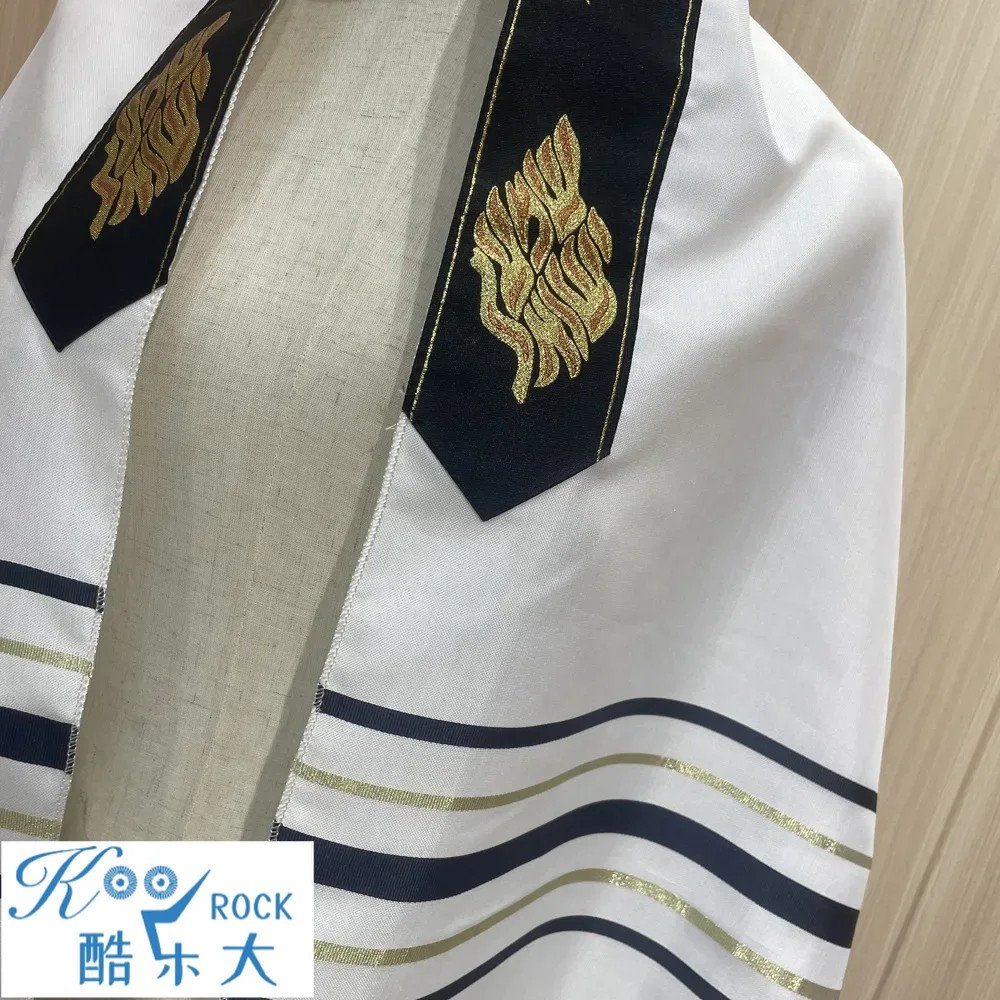 50*180CM Jewish Tallits Katan, 1 pc Prayer shawl with tzitzit strings, Israel Traditional Tallitot