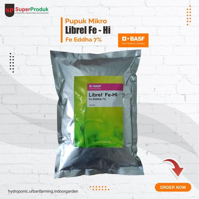 Pupuk Mikro Fe Eddha Basf 1Kg Librel Fe Hi