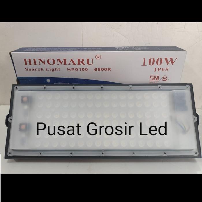 Terlaris Hinomaru Lampu Sorot Led 100 Watt / Flood Light 100 W Hinomaru Putih SALE