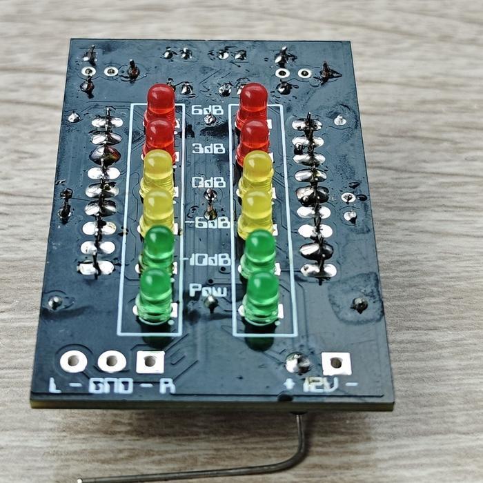 Digital Vu Meter Stereo 12 Led Audio Level Meter Sound Analizer Co