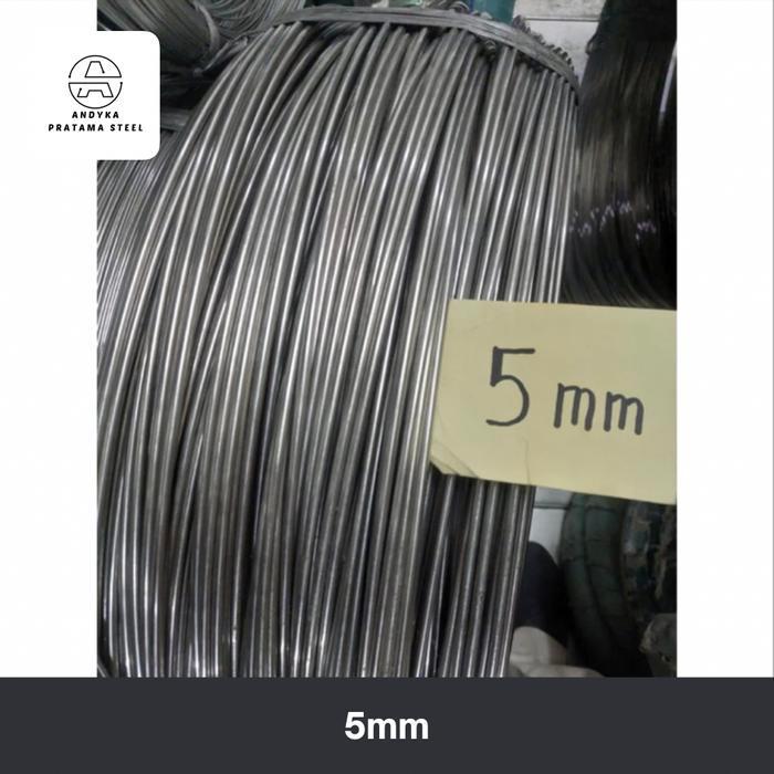 KAWAT STAINLESS 304 UK 5MM HARD & SOFT PER 0,5KG