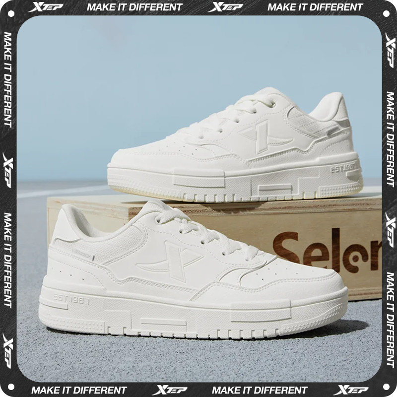 Xtep SkateboardingShoes For Women Summer Comfortable SkateShoes Breathable Outdoor Trekking Support