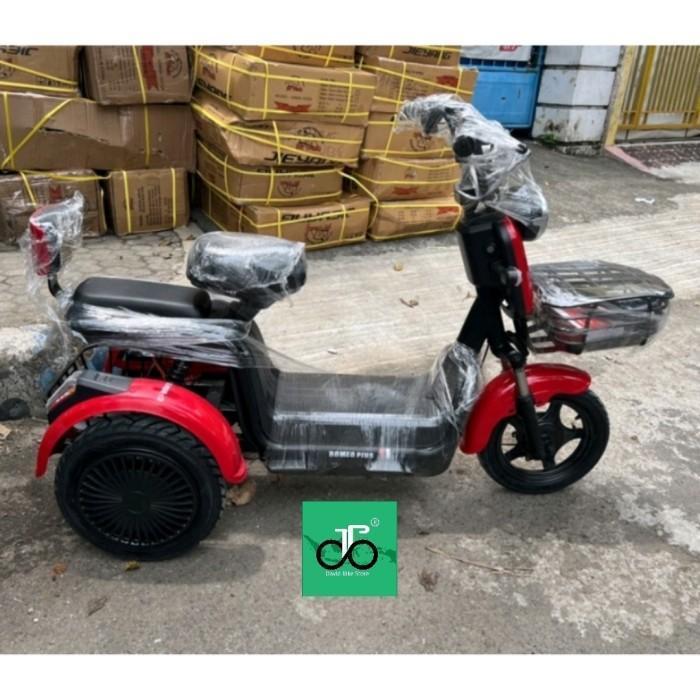 (DISKON) Sepeda Listrik (roda 3) Uwinfly Romeo + (Generasi TERBARU)