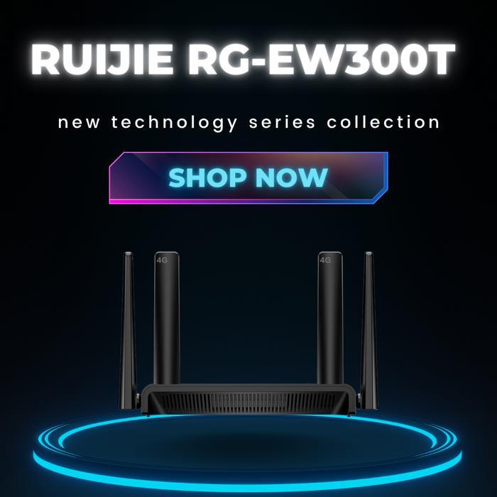 Ruijie Rg-Ew300 Pro Router Wireless 300Mbps 4 Antena 5Dbi Cloud Managed 4X5Dbi Antena Router