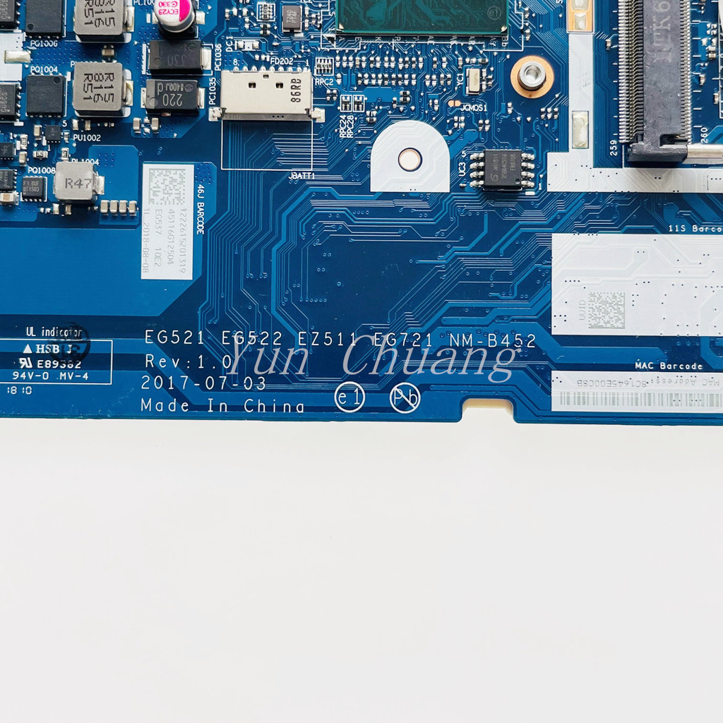 NM-B452 For Lenovo Ideapad 330-15IKB 320-15IKB 520-15IKB 330-17IKB Laptop Motherboard i3 i5 i7-8550U