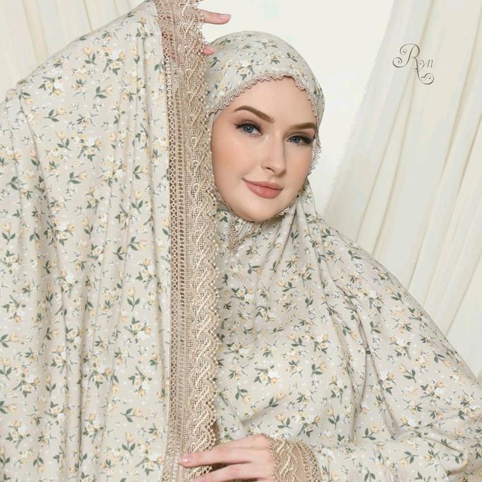 Ryn Rayyan Official Mukena Rayyan Tifanny Series Mukena Dewasa Travelling Rayon RYN Super Jumbo