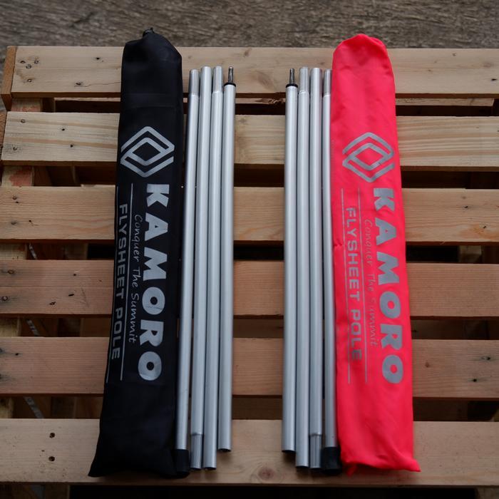 tiang flysheet alumunium merk kamoro 200x200 cm - frame sepasang