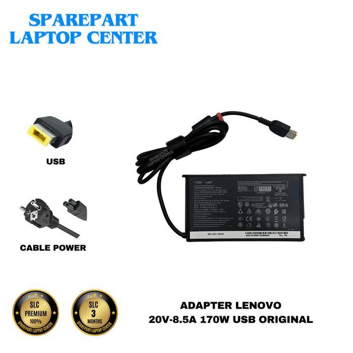 Adapter 20V 8.5A 170W Thin USB ADL170SLC3A Adapter Charger LEGION 5 T440P P50 P51 W541 Y920