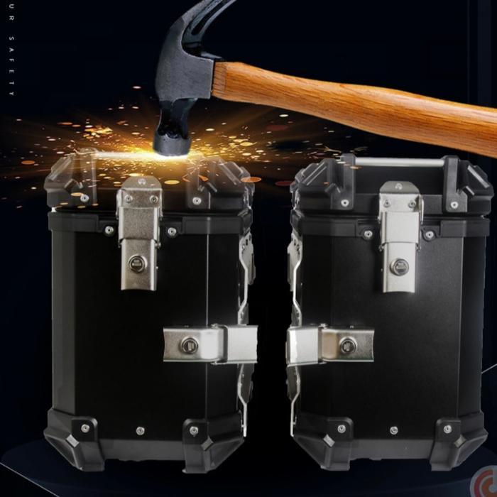 SIDE BOX MOTOR ALUMINIUM PANNIER - BOX SAMPING MOTOR