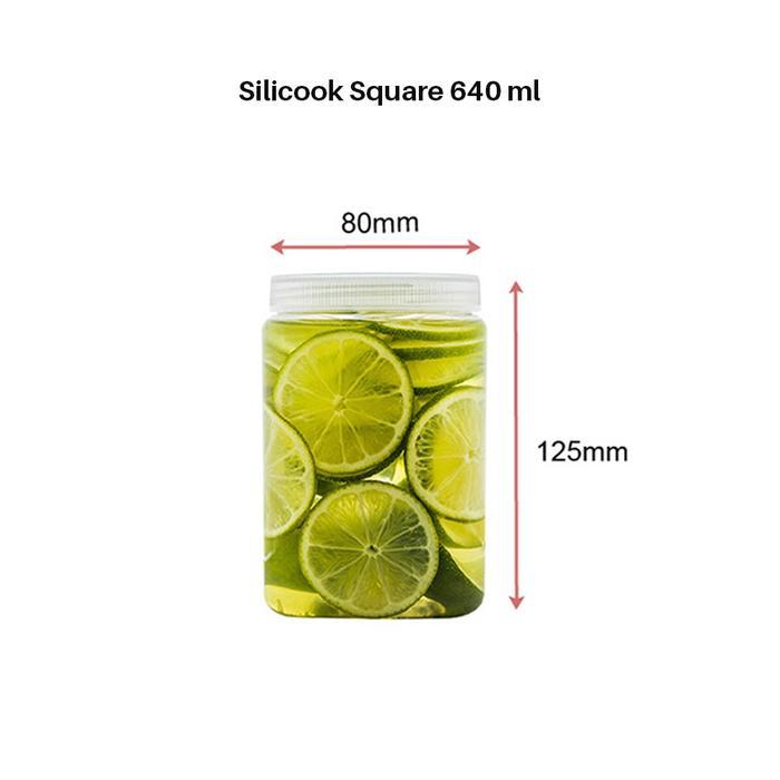 Silicook Mix Set Square (SQUARE 3x880ml + 3x640ml)
