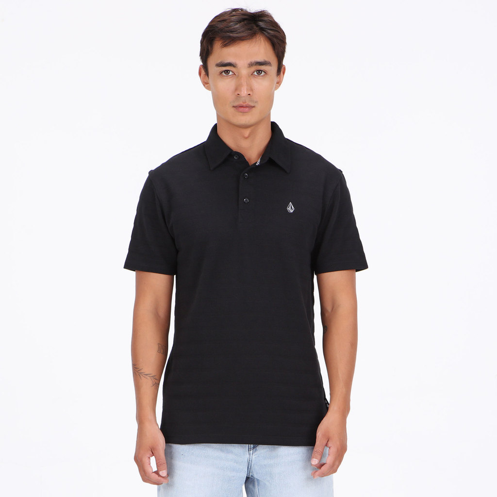 VOLCOM - MPL JAX SHORT SLEEVE POLO BLACK