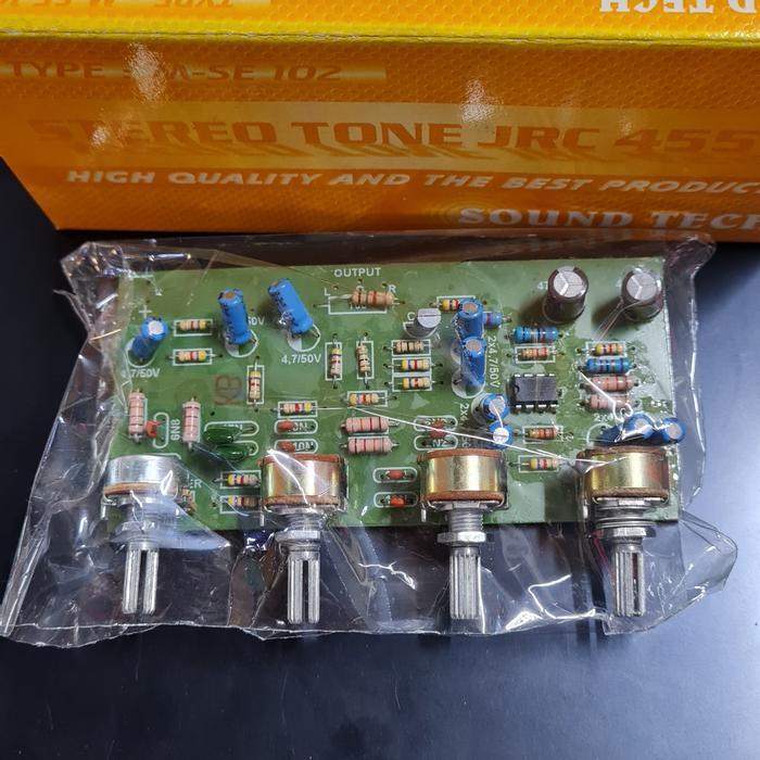 TONE CONTROL STEREO JRC 4558 PLUS SUBWOFER