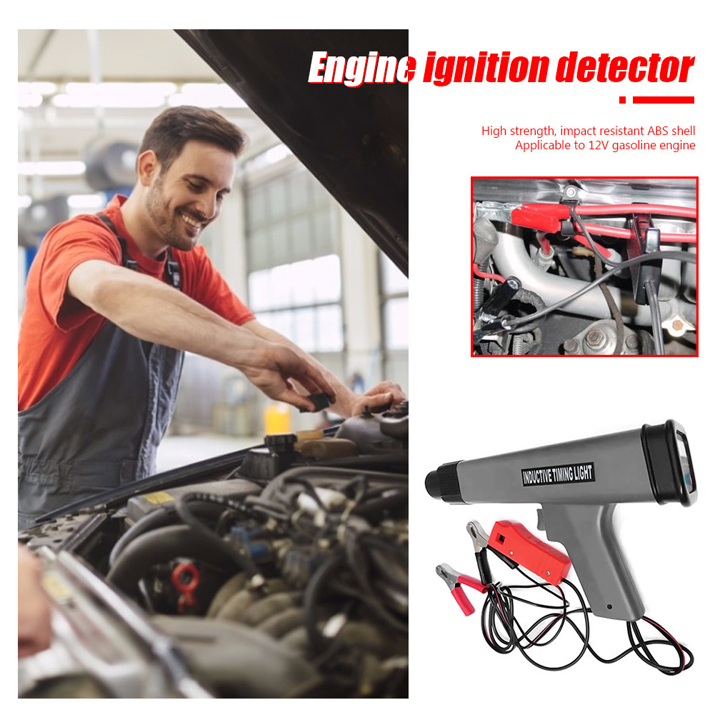 12V Engine Ignition Detector Ignition Point Gun Automotive Strobe Lamp Ignition Strobe Ignition