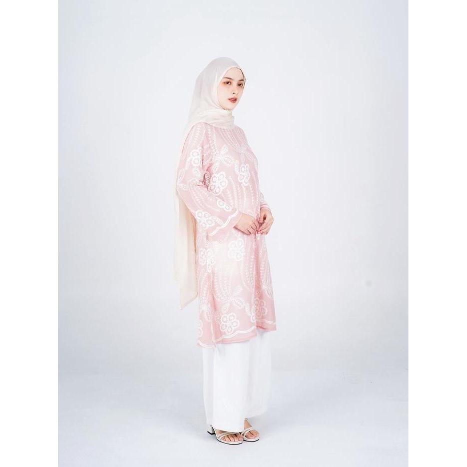 Narra Tunik - Tunik Bordir Lebaran Model Kurung/ Baju Lebaran 2026