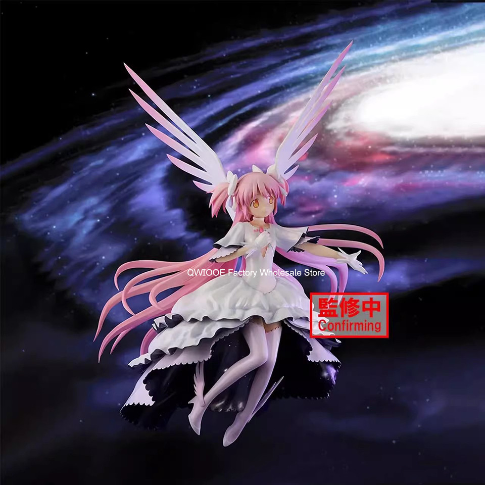 Original Genuine Banpresto Madoka Magica 20cm Madoka Kaname Action Figure Collectible Model Toys