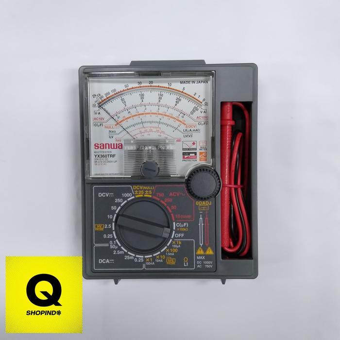SANWA YX360TRF MULTIMETER MULTITESTER AVOMETER ANALOG ORIGINAL QUALITY