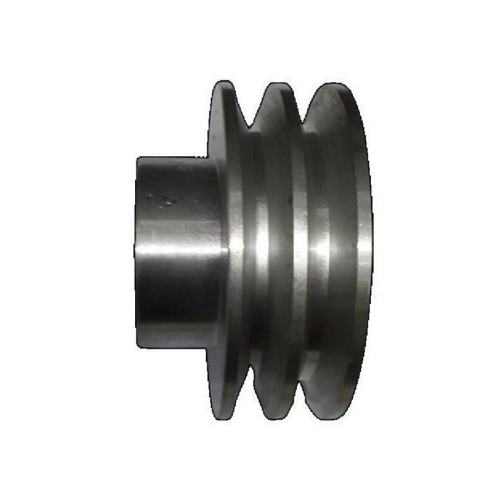 PULLEY PULLY PULI JALUR A2 DIAMETER 3,5" INCH AS 28 MM 28MM ALUMINIUM