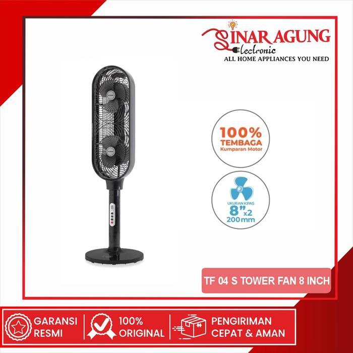 MASPION TF 04 S TOWER FAN 8 INCI HEMAT LISTRIK - GARANSI RESMI