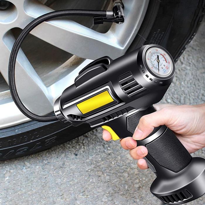 Mini Compressor - Pompa Ban Angin / Pompa Ban Mobil Sepeda Elektrik Pompa Angin Portable USB TYPE C