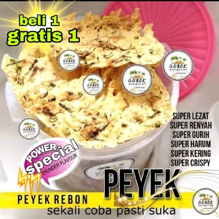 peyek kacang tanah/teri / peyek rebon/peyek kacang ijo / peyek rawit
