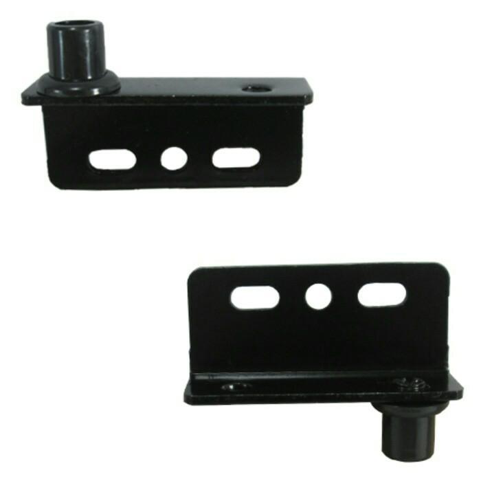 Engsel Lemari - Engsel Pivot - Engsel pintu lemari kayu - Engsel putar - Pivot Hinge Hitam