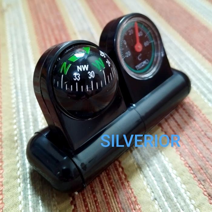 Kompas Navigasi Alat Petunjuk Arah Mata Angin Dasboard Kendaraan Mobil