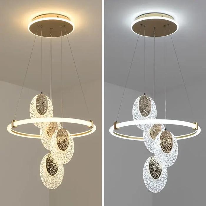 LAMPU HIAS GANTUNG RING RUANG TAMU 3 WARNA / LAMPU GANTUNG RING / LAMPU GANTUNG