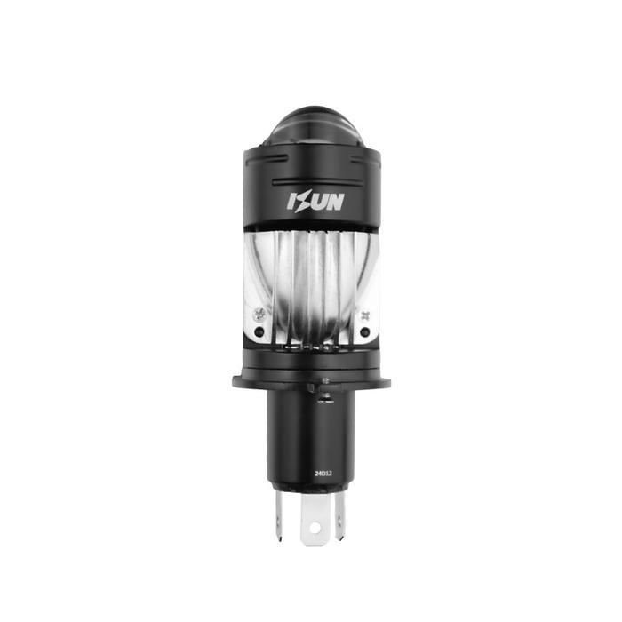 ISUN LAMPU H4 MINI BILED MB50 DENGAN DOUBLE-LENS LASER DAN KIPAS PENDINGIN DC9-60V/50W