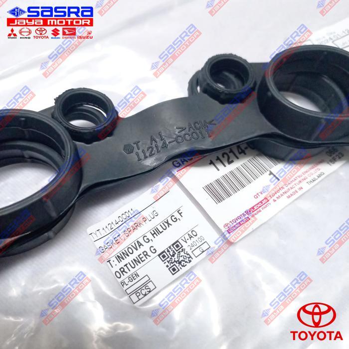GASKET SPARK PLUG/PAKING BUSI INNOVA BENSINHILUX BENSINFORTUNER BENSIN 2005-2015 ORI TOYOTA GENUINE