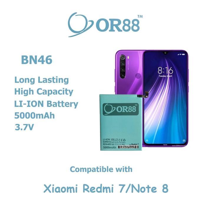 OR88 - COMPATIBLE WITH XIAOMI REDMI 7 / REDMI NOTE 8 [BN46] BATTERY BATERAI BATRE BATRAI DOUBLE
