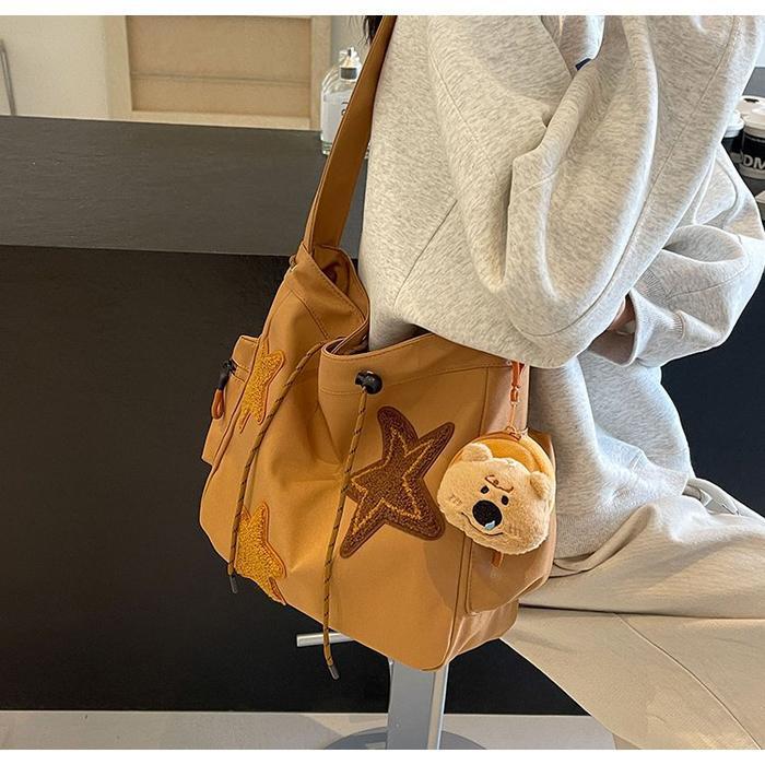 Aerostreet.Shoes - Hayden Cleta Bag Sling Bag Motif Bintang Tas Selempang Bahan Timbul - Hyb18C