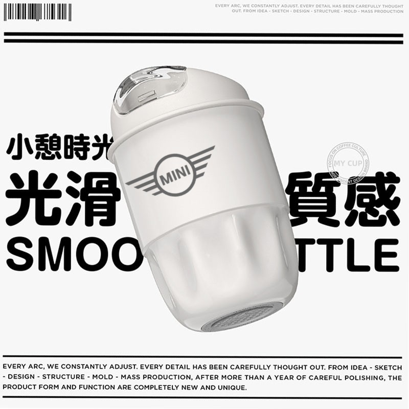 New Car Coffee Thermos Mug Stainless Steel Insulated Thermos Bottle For BMW MINI CooperS