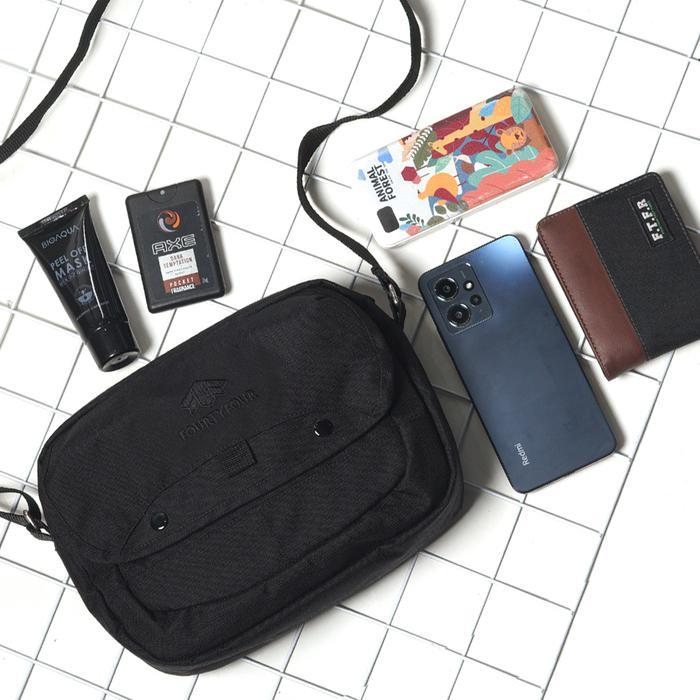 Aerostreet - Iris Fullcolour - Tas Selempang Kanvas Casual Pria Premium - Slingbag Canvas Premium