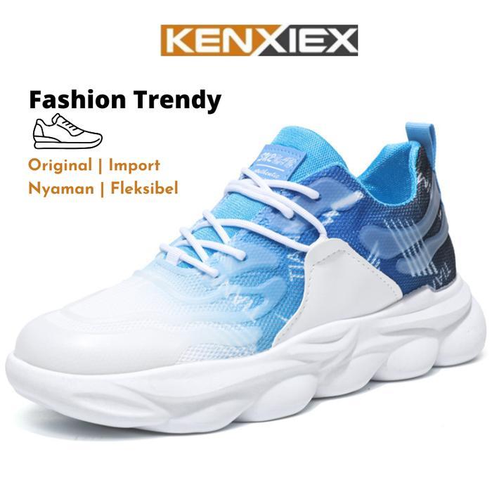 Aerostreet - Sepatu Sneakers Pria Import Casual Sepatu Olahraga Running Kekinian Trendy 122445 Shoes