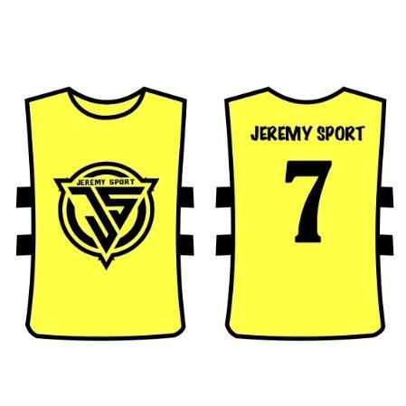 "New" Rompi Bola Karet - Rompi Futsal Karet Ukuran L Plus Sablon 1 Warna